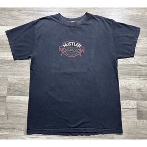 Vintage 90s Hustler Sexy Girl One Shot Will Hit The G-Spot T-shirt‎ Size Medium